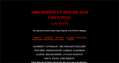 Desktop Screenshot of 1000misspenthours.com